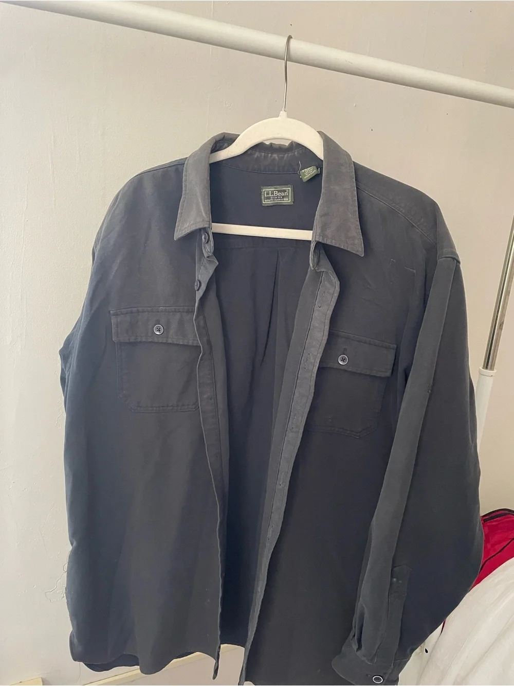 L.L. Bean Men's Black Field Jacket Overshirt
